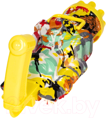 Набор мыльных пузырей Bondibon Наше Лето. Пистолет для мыльных пузырей / ВВ5430-В (желтый)