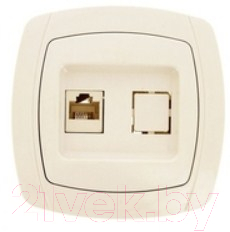 

Розетка EKF, Париж-1 RJ-45 1А 120В