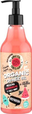 Гель для душа Planeta Organica Skin Super Food Refresh (500мл)