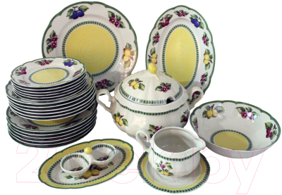 Набор столовой посуды Thun 1794 Роза Фрукты / РОС0008