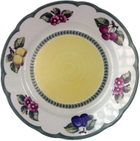 Тарелка закусочная (десертная) Thun 1794 Роза Фрукты / РОС0003 (19см) - 