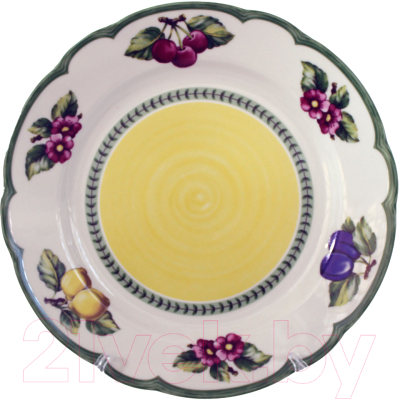 Тарелка столовая обеденная Thun 1794 Роза Фрукты / РОС0002 (25см)