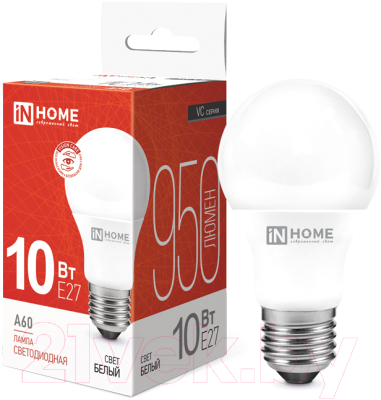 Лампа INhome LED-A60-VC / 4690612020211