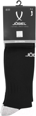 Гетры футбольные Jogel Match Socks / JD1GA0125.99 (р-р 35-38, черный)