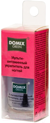Лак для укрепления ногтей Domix Green Мультивитаминный (11мл)