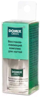 Лак для укрепления ногтей Domix Green Восстанавливающий комплекс (11мл)