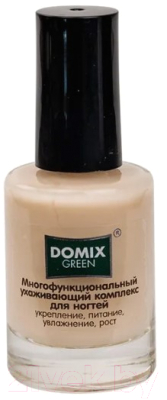 Лак для укрепления ногтей Domix Green Многофункциональный ухаживающий комплекс  (11мл)