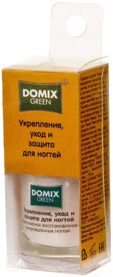 Лак для укрепления ногтей Domix Green Укрепление уход и защита (11мл)