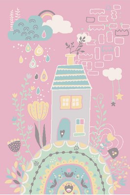 

Ковер, Pastel Kids 68RVR 1K / 332026027