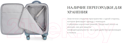 Чемодан на колесах 90 Ninetygo Space Original Luggage 20 (красный)