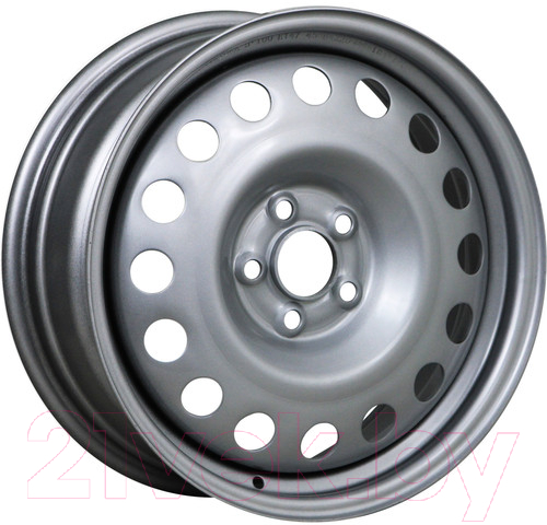 Штампованный диск Trebl X40936 16x6.5" 5x100мм DIA 57.1мм ET 47мм Silver