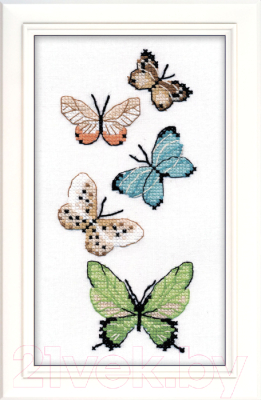 Набор для вышивания Овен Бабочки / 1076В