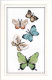 Набор для вышивания Овен Бабочки / 1076В - 