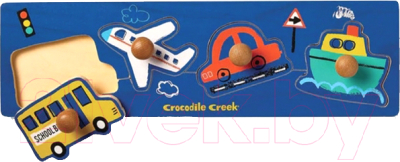 Развивающая игрушка Crocodile Creek Рамка-вкладка Транспорт 2871-1