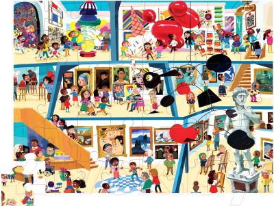 Изображение товара Пазл Crocodile Creek Музей искусств 4063-5 (48эл)