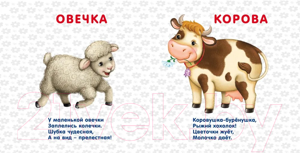 Развивающая книга Робинс Книжки-картонки. Домашние животные — фото 3
