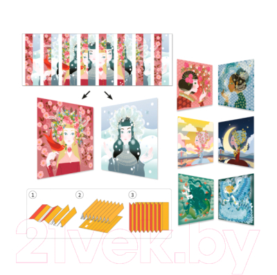 Изображение товара Набор для творчества Djeco Девушки / 09446