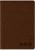 Телефонная книга OfficeSpace Nebraska / PbA5_41368 (80л, коричневый) - 