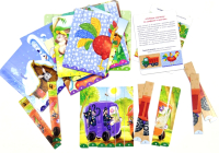 

Развивающая игра Робинс, Собери картинки по цифрам и цветам