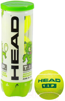 Набор теннисных мячей Head T.I.P Green / 2518996 (3шт)