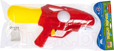 Бластер игрушечный Bondibon Водный пистолет. Наше лето / ВВ4384-Б (красный/желтый)