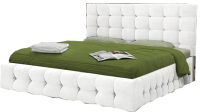 Двуспальная кровать Асмана Двойная-3 160x200 (категория 6/искусственная кожа белый) - 
