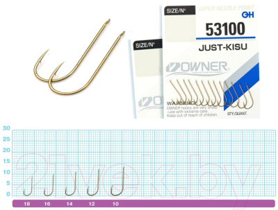 Изображение товара Набор крючков рыболовных Owner 53100-14 (16шт)