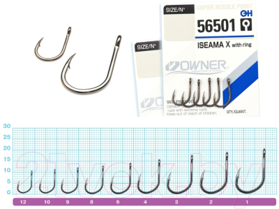 Изображение товара Набор крючков рыболовных Owner 56501-08 (7шт)