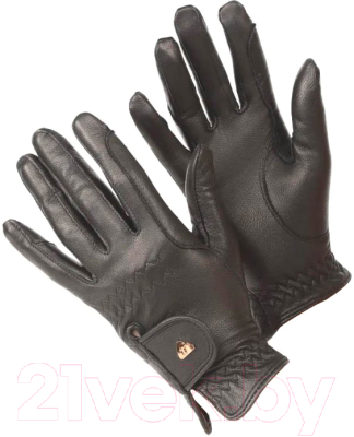 Перчатки для верховой езды Aubrion 1074 (XS, черный)