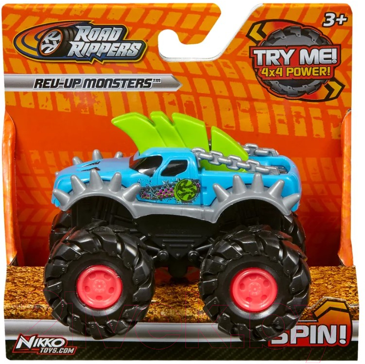Автомобиль игрушечный Nikko Rev-Up Monsters Панк 20175 — фото 2