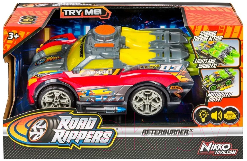 Автомобиль игрушечный Nikko Afterburner Красная ракета 20442