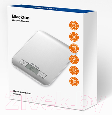 Изображение товара Кухонные весы Blackton Bt KS1009 (стальной)