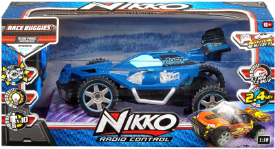 Радиоуправляемая игрушка Nikko Гоночный багги Alien Panic Blue 10044