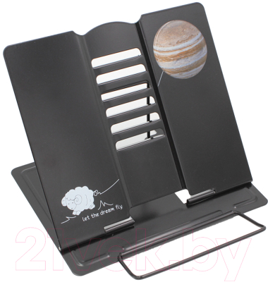 Подставка для книг ArtSpace Планеты / 297431 (черный)