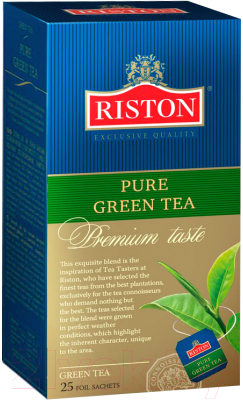 Чай пакетированный Riston Pure Green Tea (25пак)