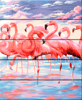 

Картина по номерам Greenwich Line, Розовое озеро / КД_30557