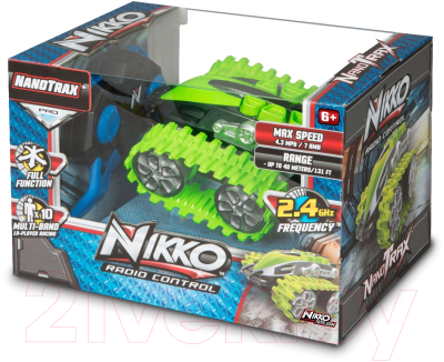 Радиоуправляемая игрушка Nikko Машина Nano Trax Electric Green 10181