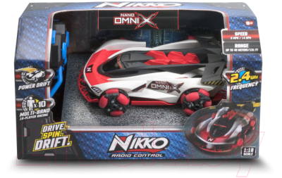 Радиоуправляемая игрушка Nikko Машина Nano Omni X Galactic Red 10201