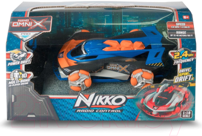 Радиоуправляемая игрушка Nikko Машина Nano Omni X Future Blue 10202