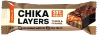 

Протеиновый батончик Chikalab, Chika Layers Соленая карамель и арахис
