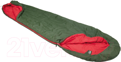 Спальный мешок High Peak Pak 1000 / 23250 (зеленый/красный)