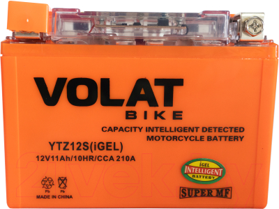 Мотоаккумулятор VOLAT YTZ12S iGEL L+