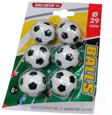 Набор мячей для настольного футбола DFC B-050-003 (6шт)
