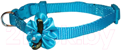 Ошейник КАСКАД 00210020-16 (нейлон, голубой)