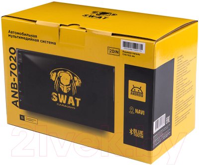 Бездисковая автомагнитола Swat ANB-7020