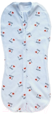 Изображение товара Пеленка-кокон детская Sofi Я люблю / 4009 (р.56)