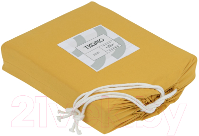 Простыня Tkano Essential TK20-FSI0009 (горчичный)