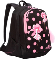 Школьный рюкзак Grizzly RD-843-12 (черный) - 