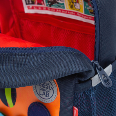Школьный рюкзак Grizzly RS-374-2 (синий)
