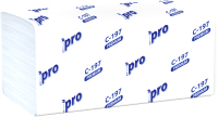 Бумажные полотенца PROtissue V сложения 2-х слойные / С197 - 